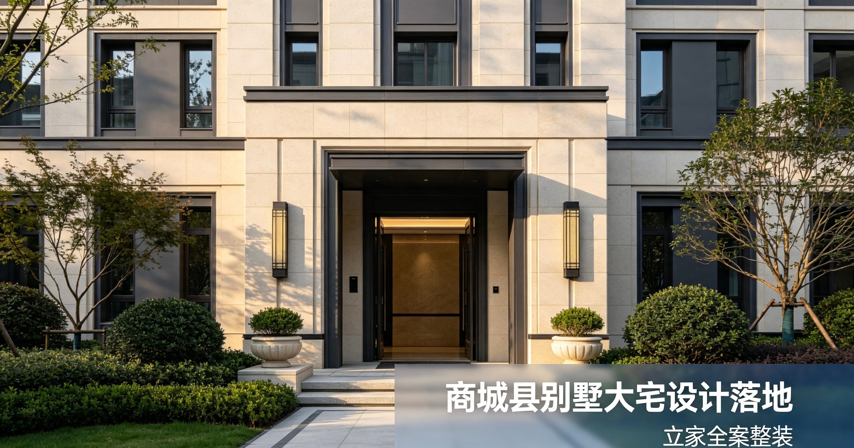 商城县别墅大宅设计以及效果落地哪家最靠谱、专业？｜立家全案整装